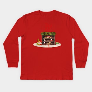 The Shelf on the Elf Kids Long Sleeve T-Shirt